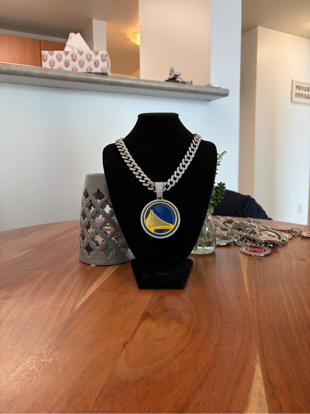 NBA Golden State Warriors Pendant Necklace